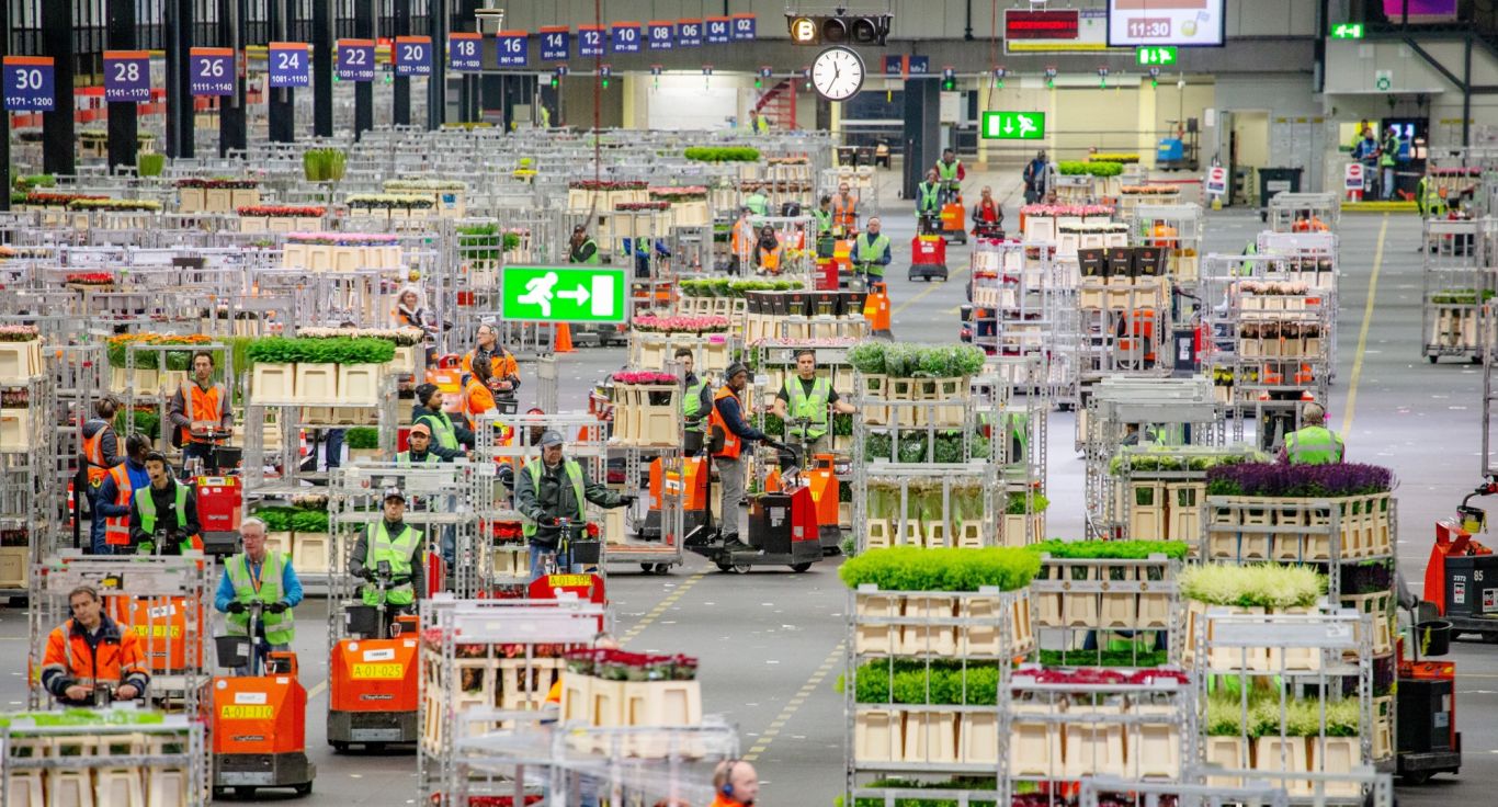 Logistiek drukte op werkvloer