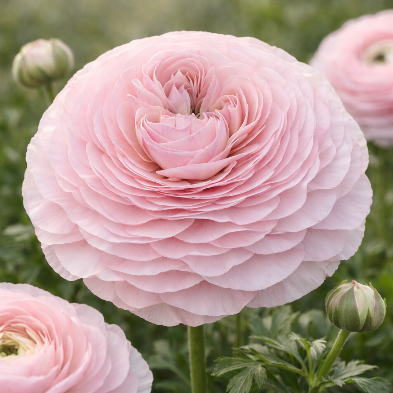 Snijbloem Green Works International BV Ranunculus Supreme Light Pink