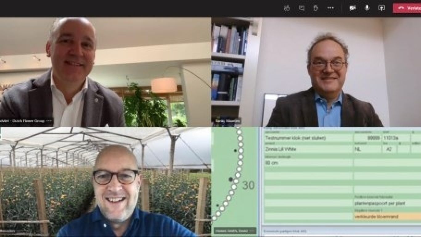 Royal floraholland fsi op de klok